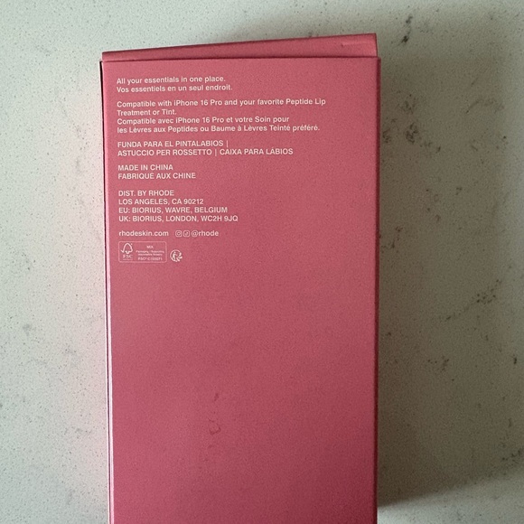 RHODE Pink Phone Case - Picture 2 of 5